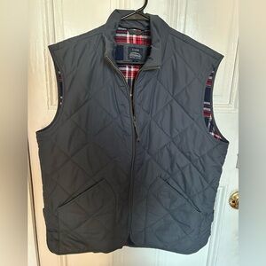 J. Crew Men's Navy Quilted Vest